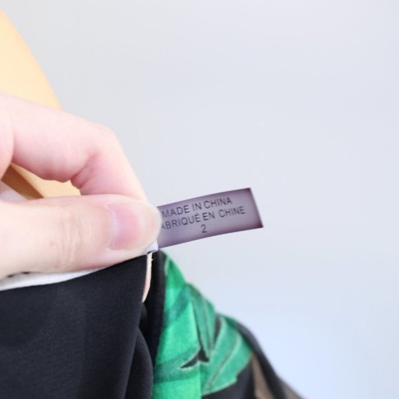 Alice & Olivia Kasia Palm Leaf Devore Jumpsuit 2 - Picture 11 of 16